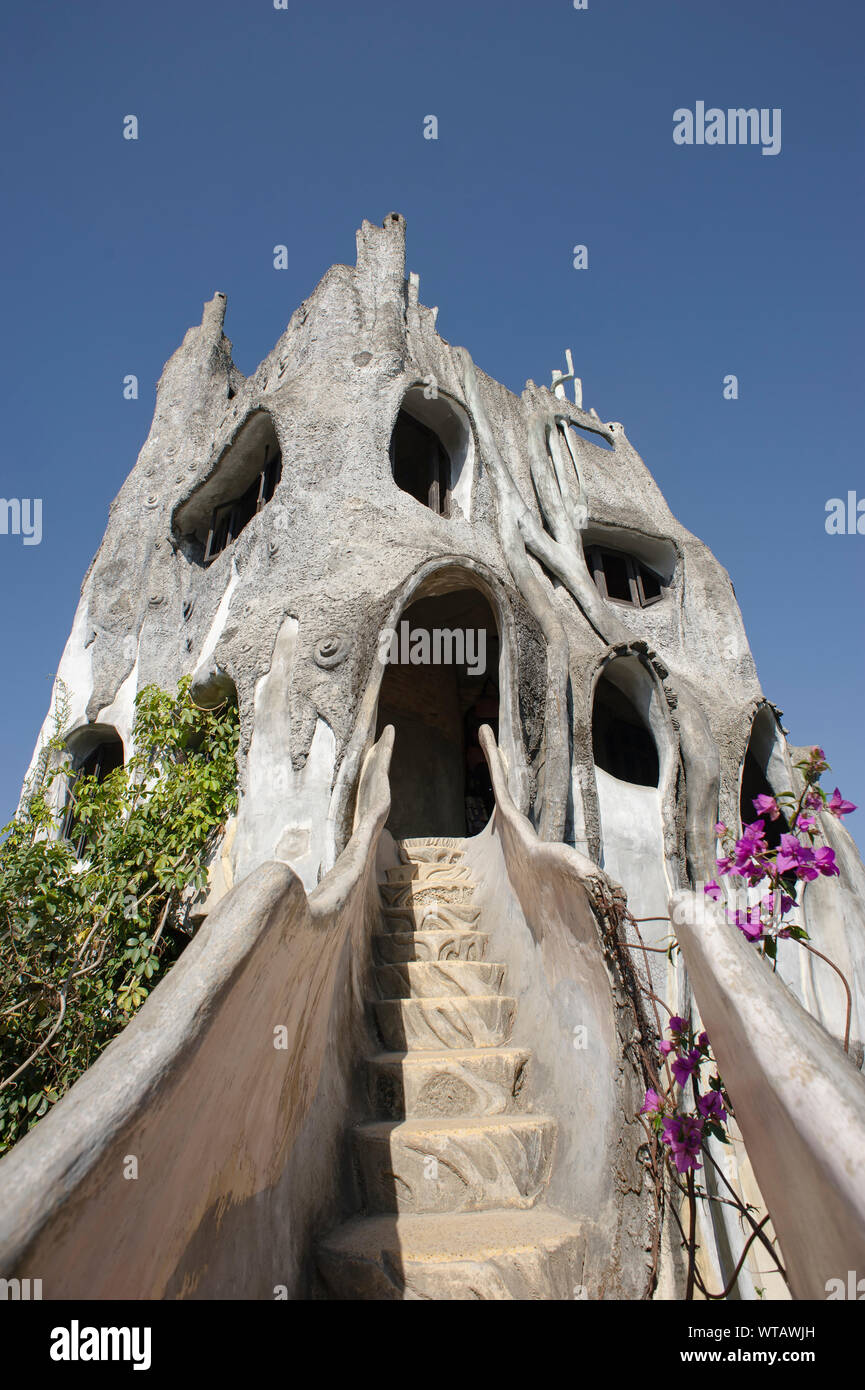 Dalat`s Crazy House Hang Nga`s guesthouse Stock Photo